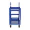 Vestil Blue Steel Stock Picker 2 Shelf 22" x36" Rubber/Steel 1000lb Capacity SPS2-2236-6MR - alternate 3